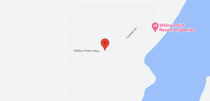 map of 638 Willow Point WAY